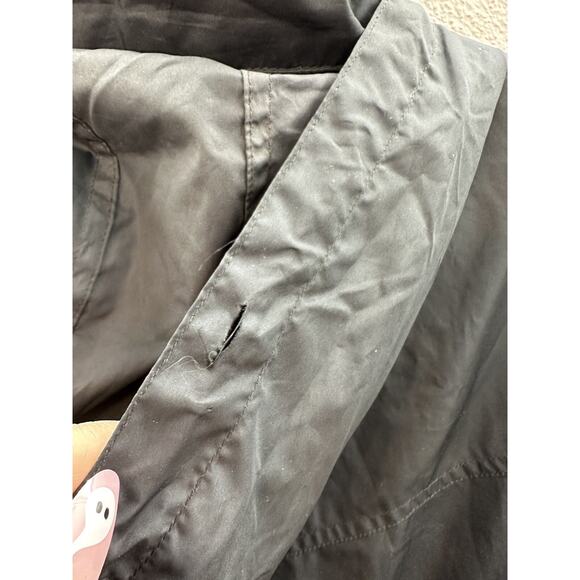 Athletic Works Womens Jacket Size Medium Black Zip Up Hooded Fleece Lined - Picture 16 of 16